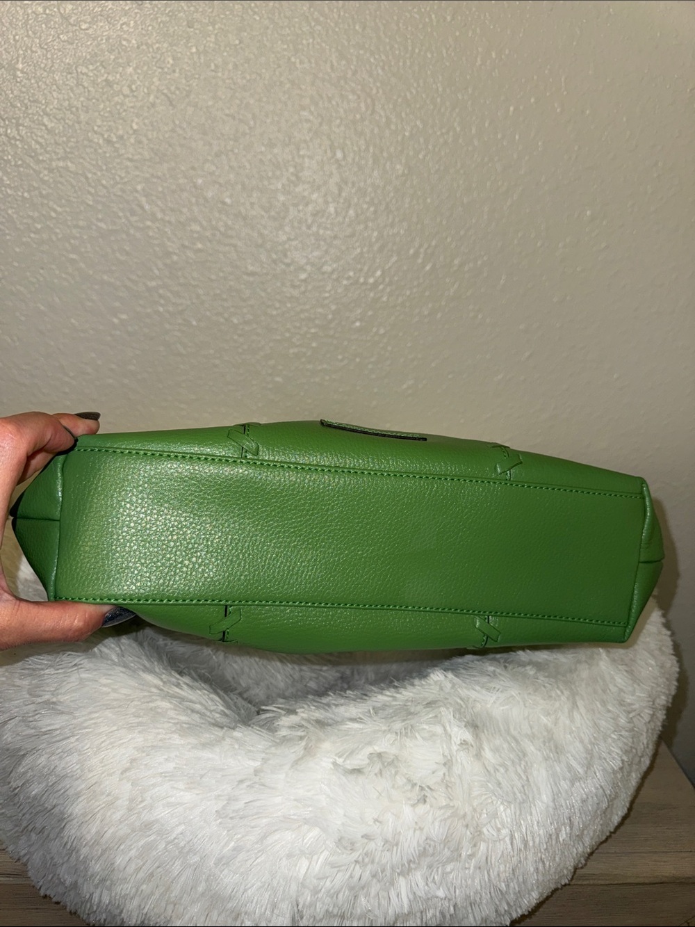 BCBGMaxAzria Green Leather Shoulder Hobo - Picture 8 of 13